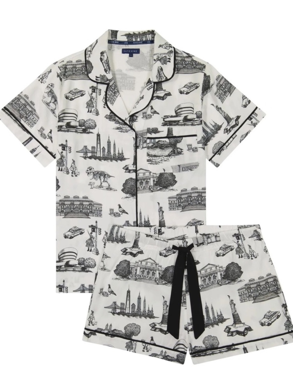 {Katie Kime} New York City Toile Pajama Set Size L